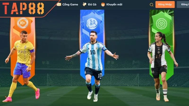 Trang chủ Sảnh cá cược thể thao tại TAP88 cung cấp hàng trăm sự kiện hấp dẫn mỗi ngày